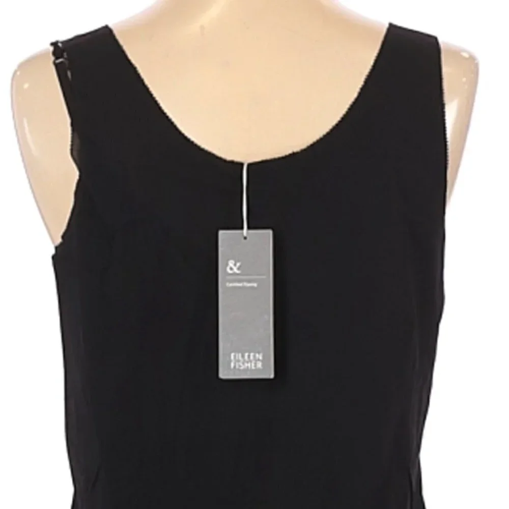 Eileen Fisher black silk‎ Dress